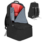 ZRRAJOY padded car seat travel bag for airplane keeps your seat protected during flights.