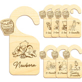 ZsaTuiy Winnie baby closet divider with daisy design keeps wardrobes organized.