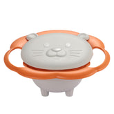 ZTL Gyro Bowl 360-degree rotation keeps snacks in place.