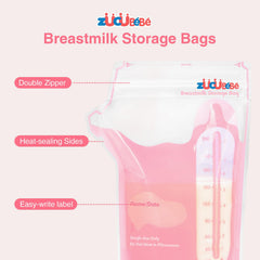 ZÜCÜBéBé bags with double zipper seal preventing leaks.