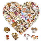 ZULUVINYL vintage mushroom stickers on water bottle for color and durability