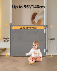 Zupetta gate mesh visibility showing see through design for monitoring kids and pets