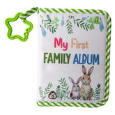 ZUYYON baby photo album Rabbit cover in plush fabric for keepsakes