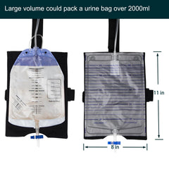 ZXMOBY elastic waistband ensures adjustable, secure bag placement.