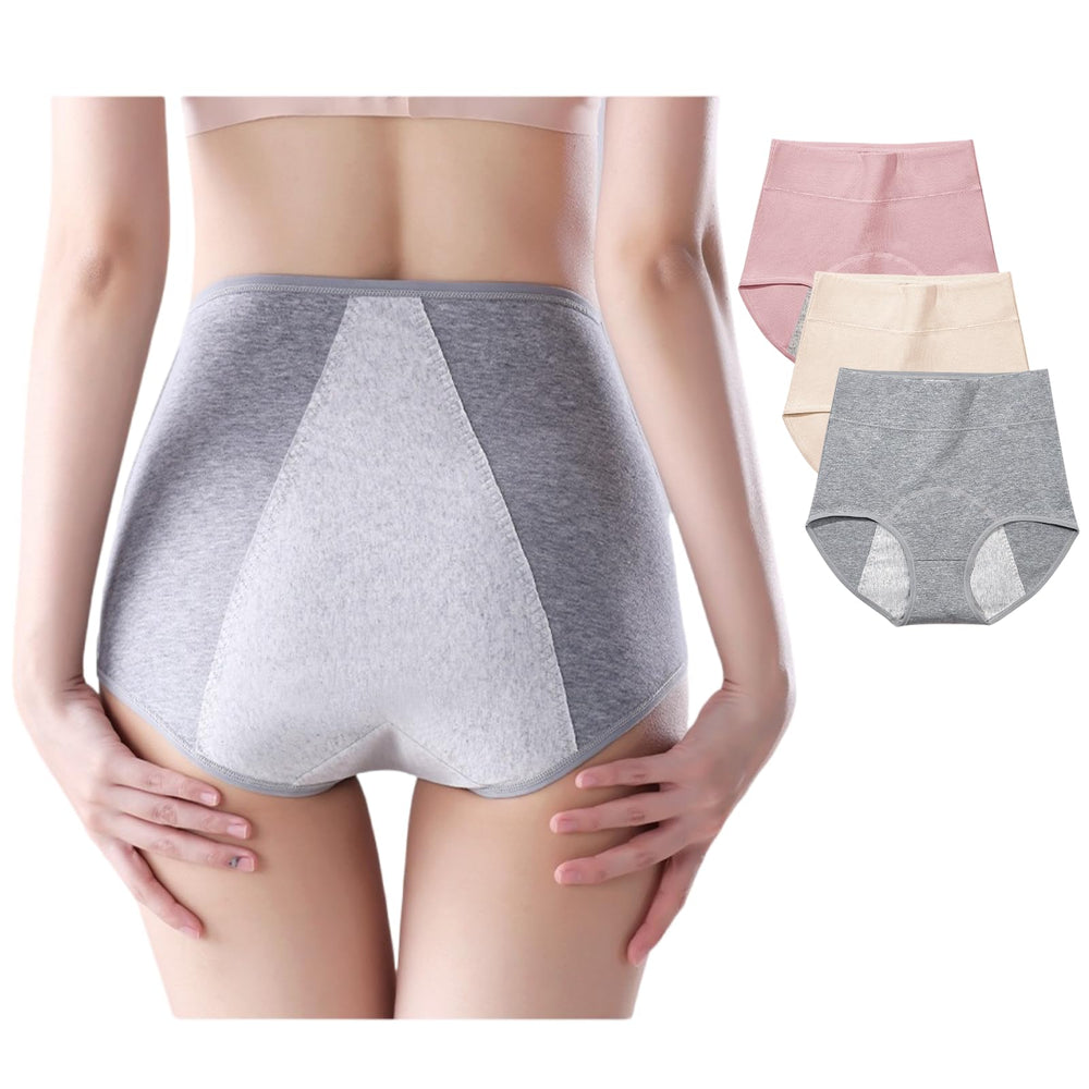 ZXYAHBKL women's washable underwear high waist offers secure fit for light leaks.