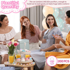 ZYFLSQ pacifier pink gift idea for baby shower guests