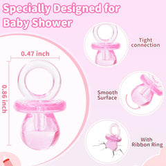 ZYFLSQ pacifier pink party décor boosts cute table decorations