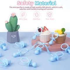 ZYFLSQ pacifier with bottom ring for easy ribbon threading and crafts