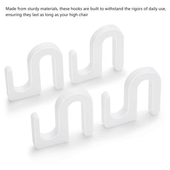 Zynoro non-slip clips securely grip the chair back to prevent slips.