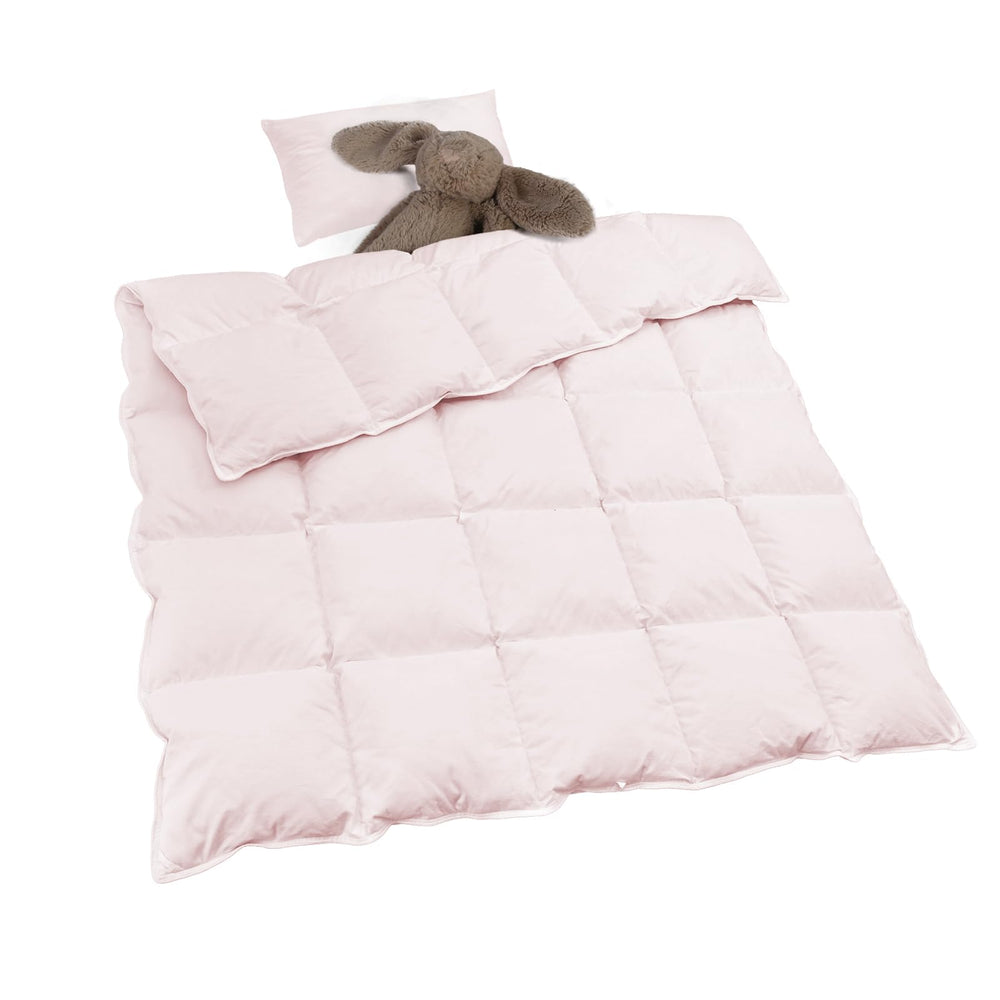 zzlamb toddler comforter with soft brushed shell for gentle, quiet sleep