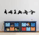 ZzMY Motox wall sticker in black, large and removable for kid’s rooms.