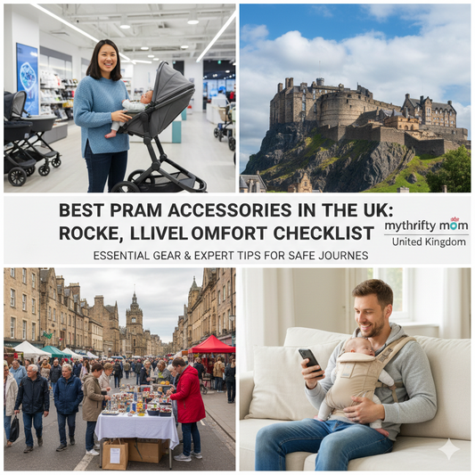 Best UK pram accessories including stroller rockers, breathable seat liners, travel pillows and portable cribs for comfort and convenience