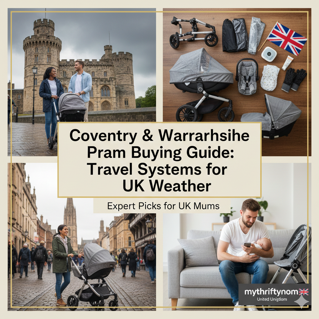 Coventry and Warwickshire pram guide featuring weather-ready travel systems, 3-in-1 strollers and all-terrain pushchairs for West Midlands families