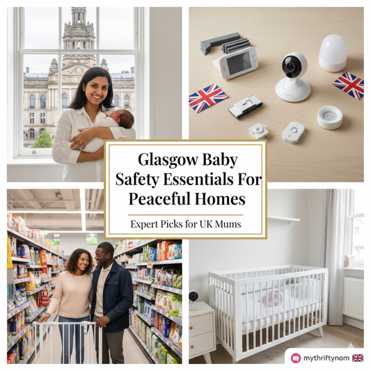 Glasgow baby safety essentials including stair gates, cabinet locks, corner guards and babyproofing supplies for secure homes
