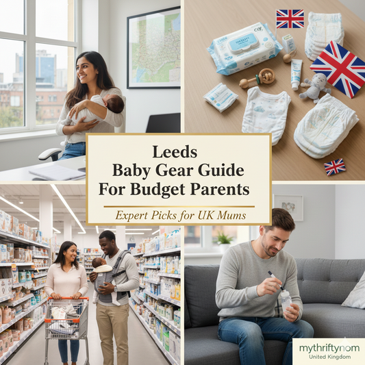 Leeds budget baby gear guide featuring affordable newborn essentials, practical feeding supplies and cost-effective nursery items