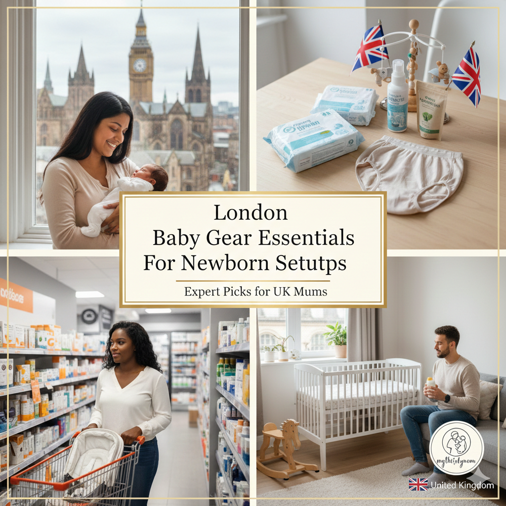 London baby gear essentials including compact cribs, space-saving nursery furniture, baby monitors and newborn sleep solutions