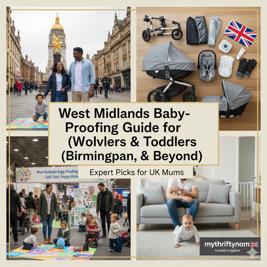 West Midlands baby-proofing essentials including stair gates, cabinet locks, corner guards and safety products for crawlers and toddlers