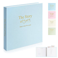 1DOT2 Timeless First 5 Years cover in luxury linen for a lasting keepsake