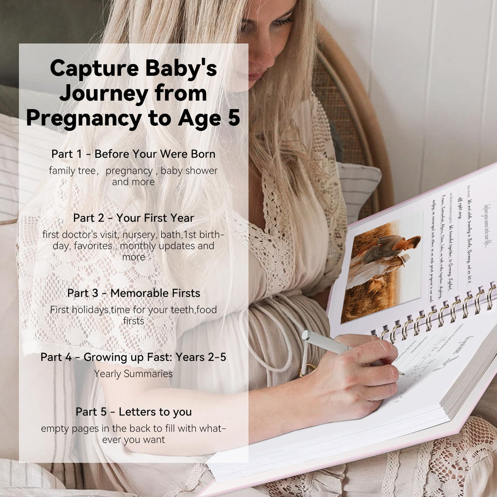 1DOT2 Timeless First 5 Years guided prompts for effortless journaling