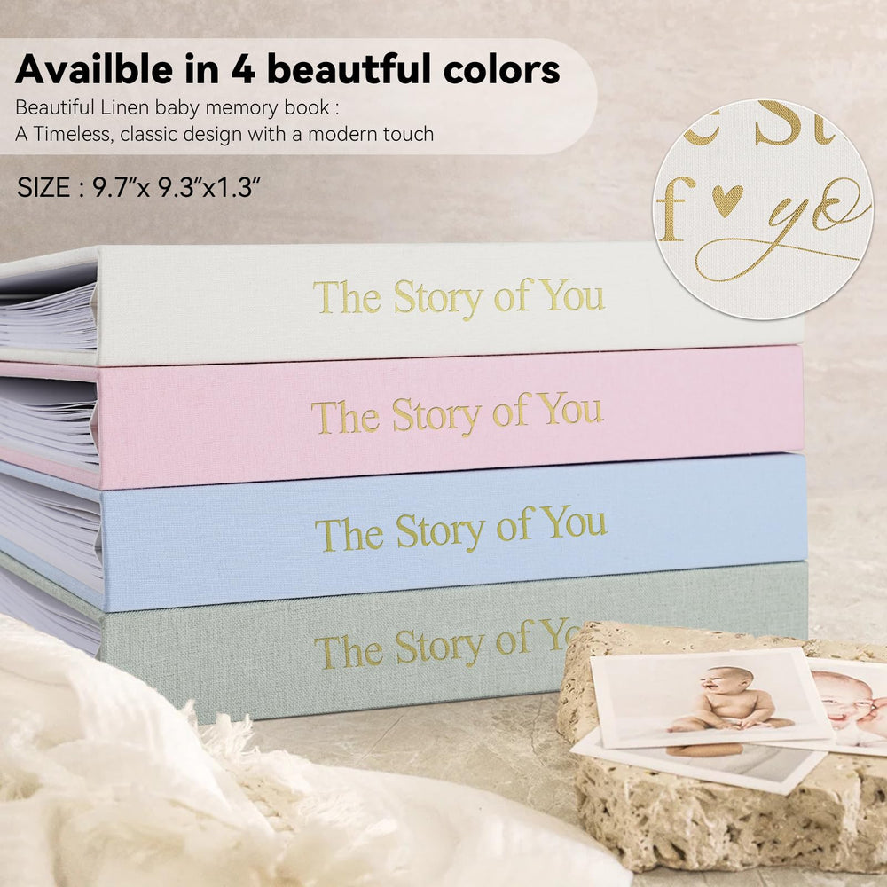 1DOT2 Hidden spiral binding lies flat for easy writing and photo placement