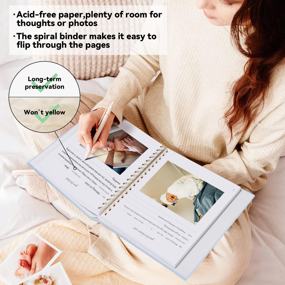 1DOT2 hidden spiral binding lies flat for easy writing and photos