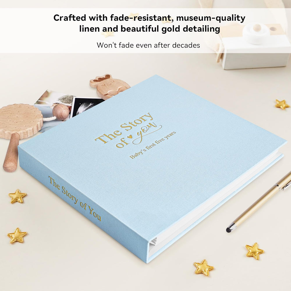 1DOT2 memory book interior with acid-free pages to preserve memories