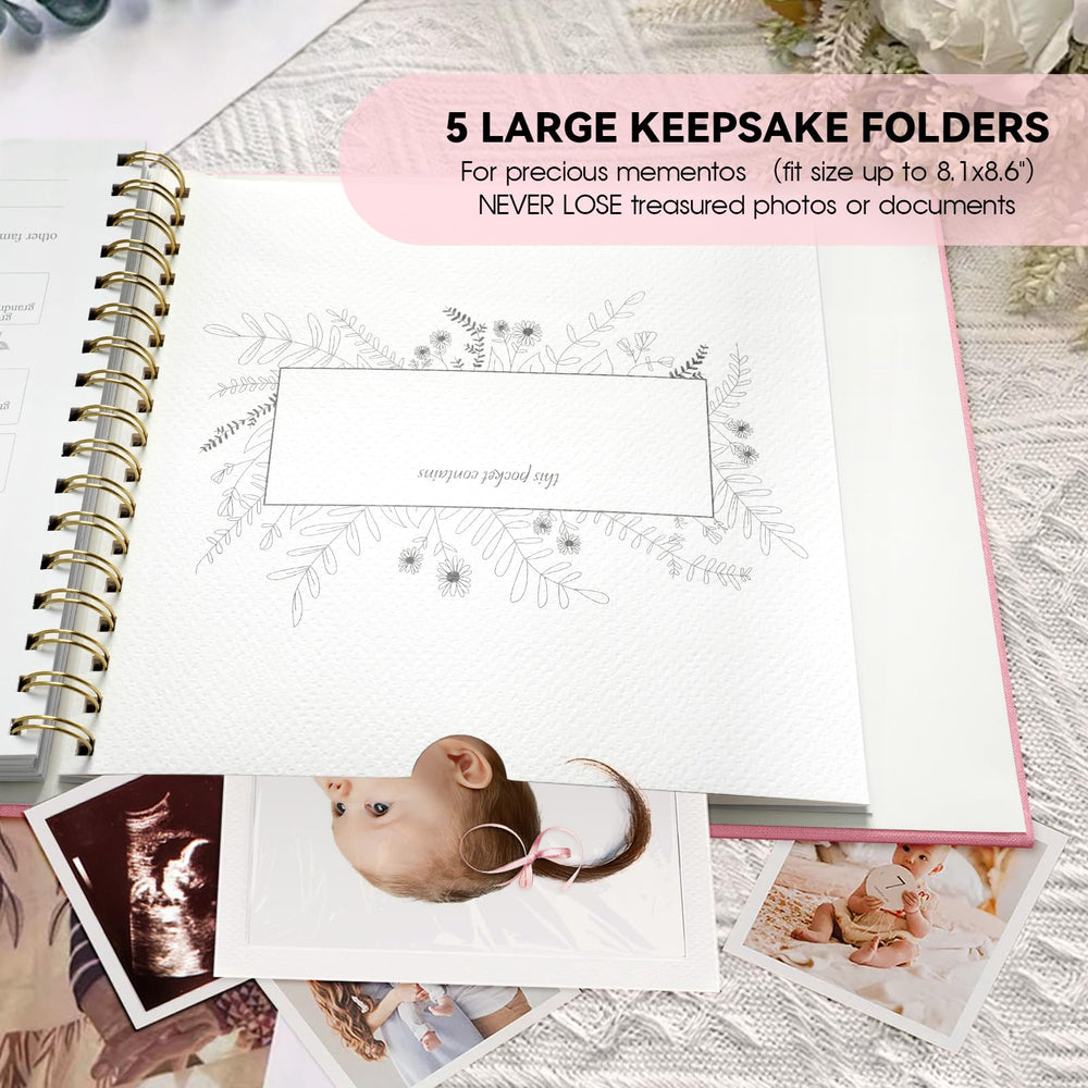1DOT2 Timeless First 5 Years photo-space supports 4x6 prints