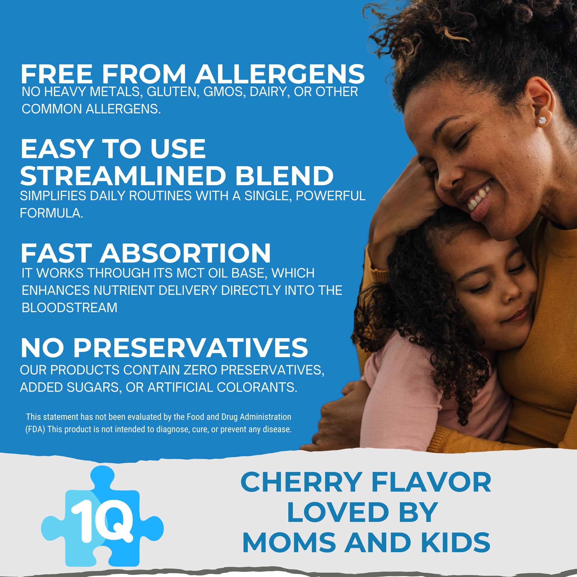 1Q Immune elderberry ingredients highlighted for natural wellness visuals.