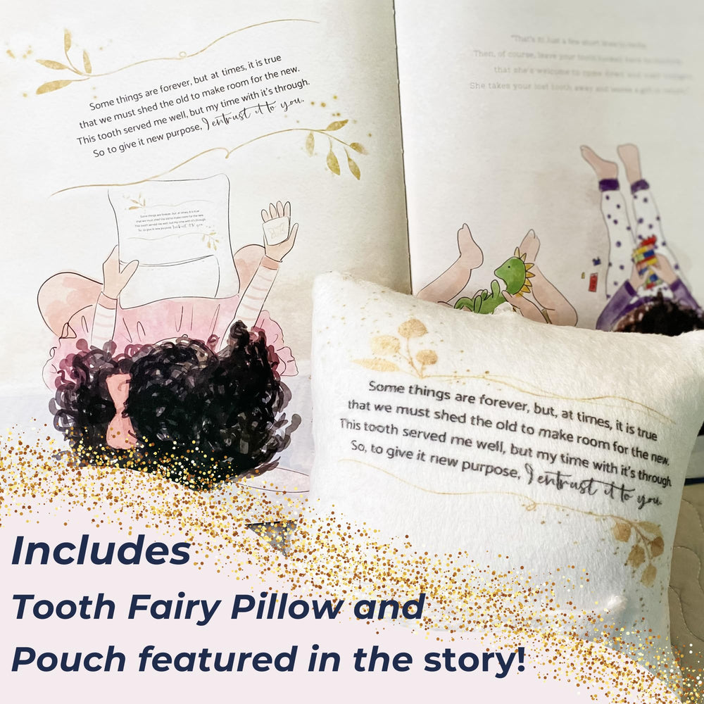 20 Moments of Tooth Fairy Pillow with sequins reveals magic image.