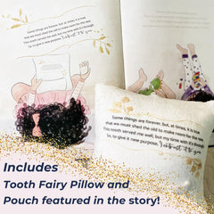 20 Moments of Tooth Fairy Pillow with sequins reveals magic image.