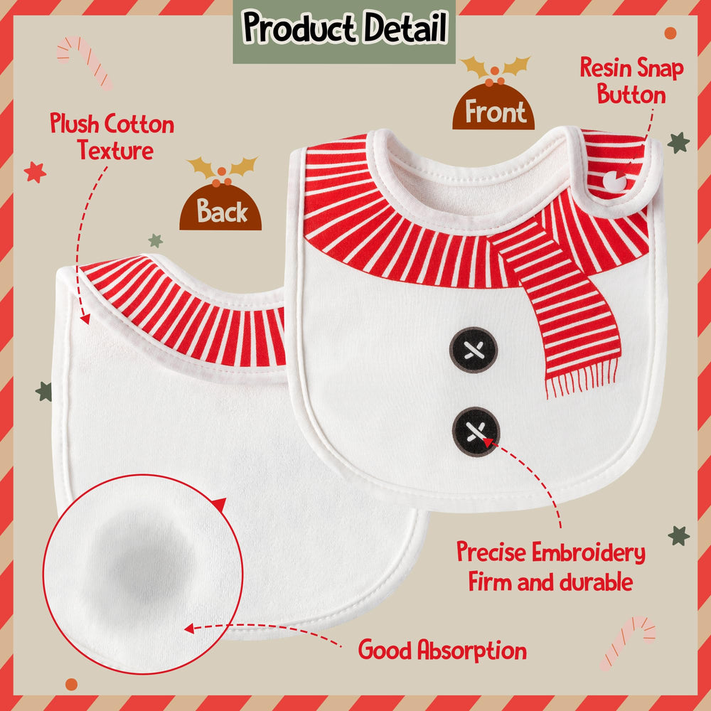 2ooya absorbent drool bib set helps keep skin dry after teething sessions.