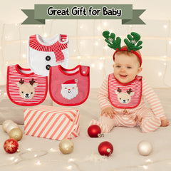 2ooya cotton baby bibs offer soft touch and gentle protection for sensitive skin.