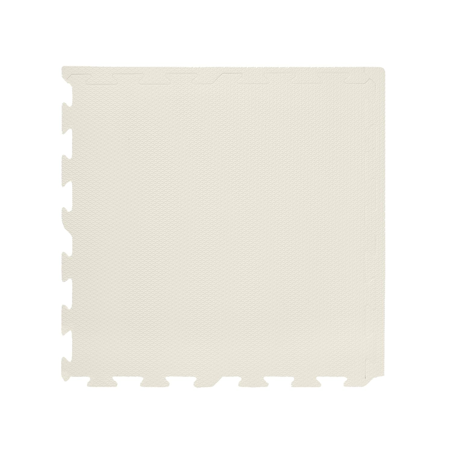 Cream color palette of 3 Sprouts mat blends with nursery decor