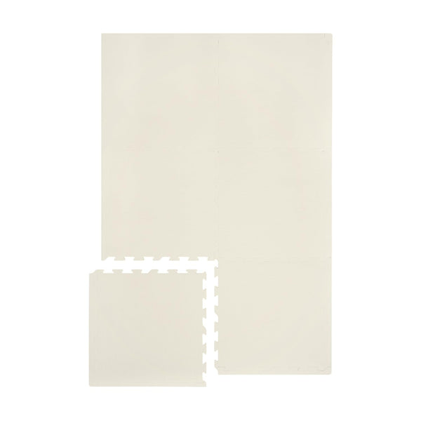 3 Sprouts baby play mat with interlocking tiles showing safe, cushioned surface for infants