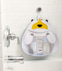 3 Sprouts bath toy holder usable in both shower and tub environments.