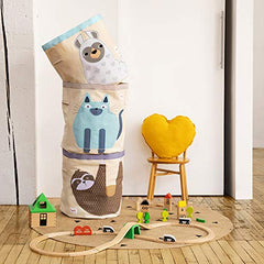 3 Sprouts storage bin easy to carry with sturdy handles.