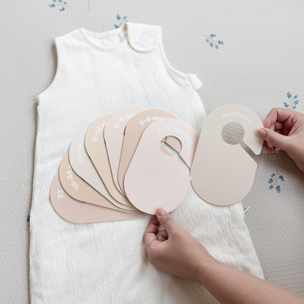 3 Sprouts dividers help plan outfits and maintain order in the nursery.