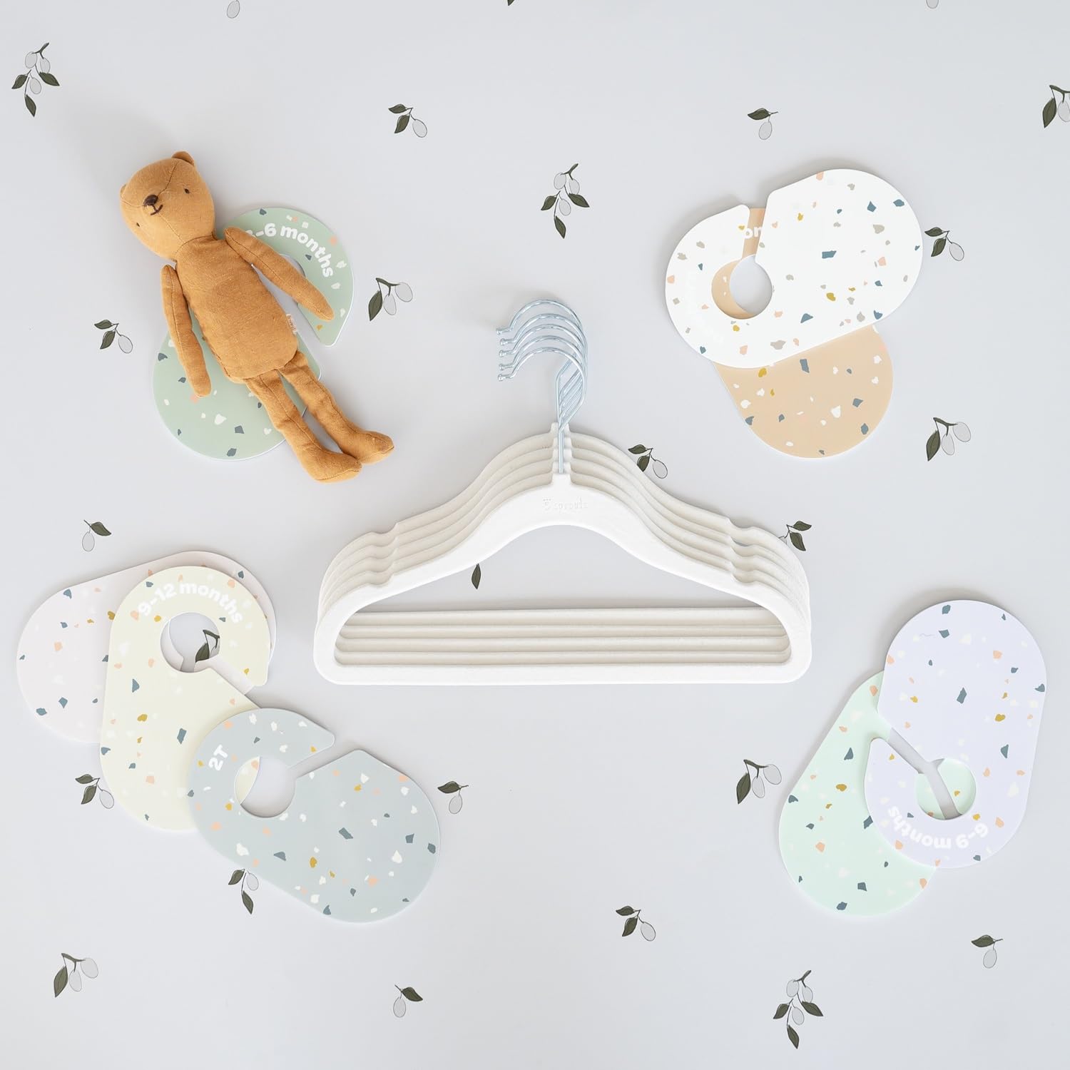 3 Sprouts gender-neutral Nordic colors blend with nursery decor.