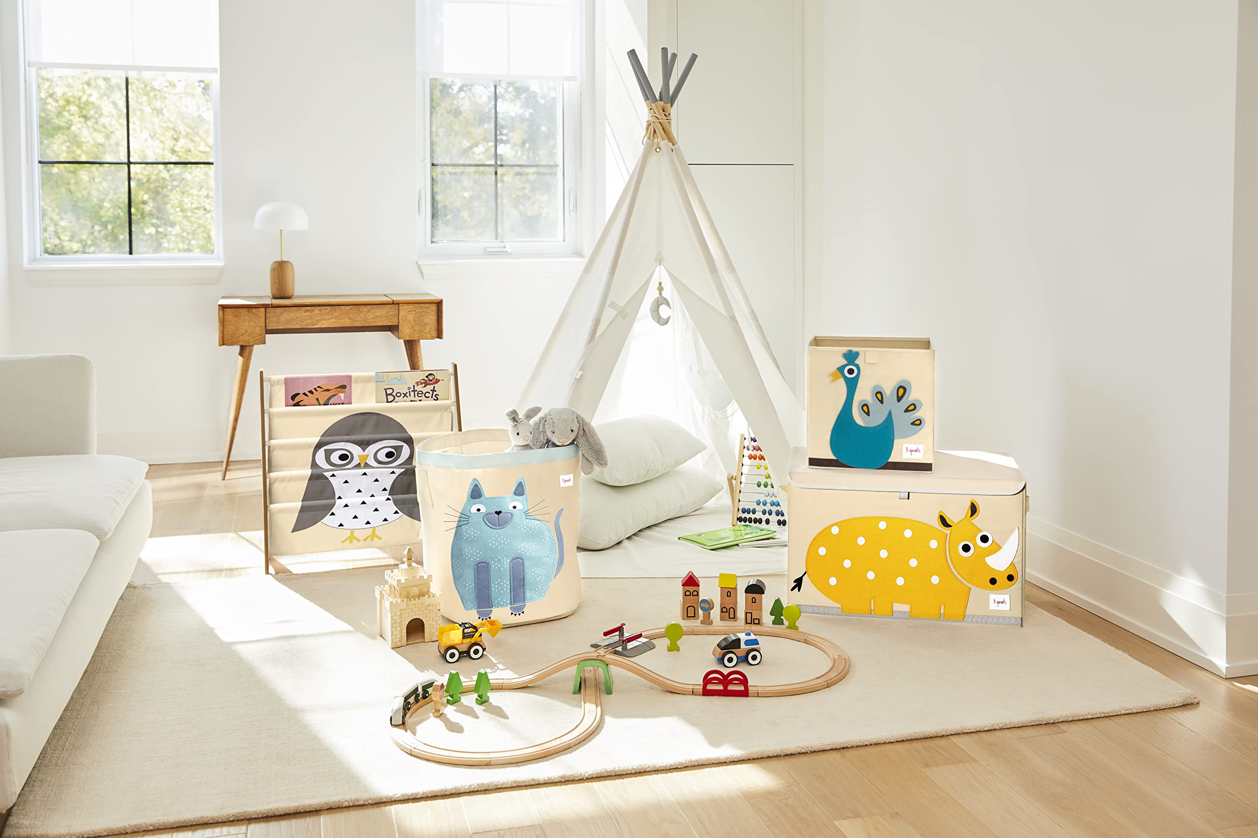Kid-friendly look adds whimsy while staying practical for busy families.