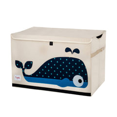 3 Sprouts large toy chest lid keeps play area tidy and items out of sight.