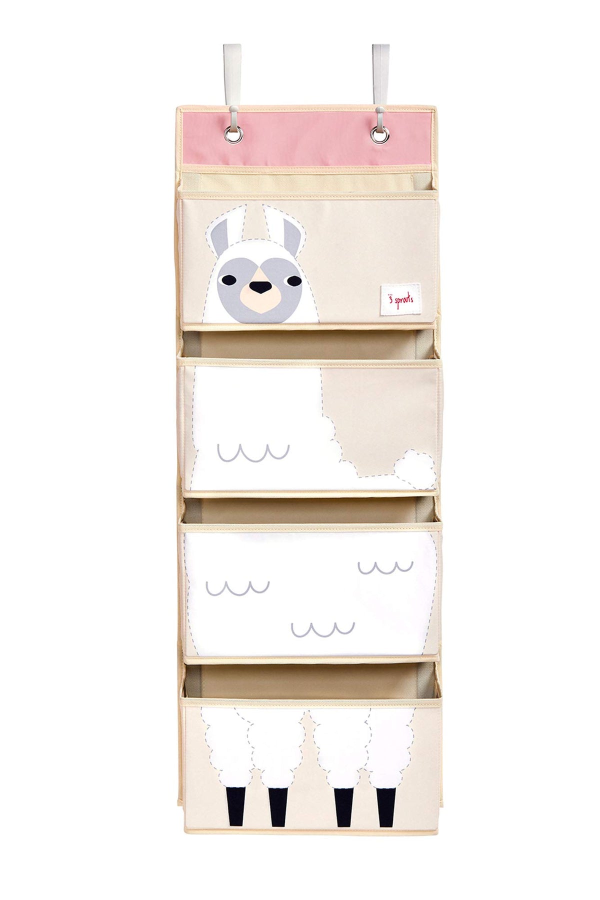 3 Sprouts over-the-door baby organizer lets you hang diapers and essentials without floor clutter.
