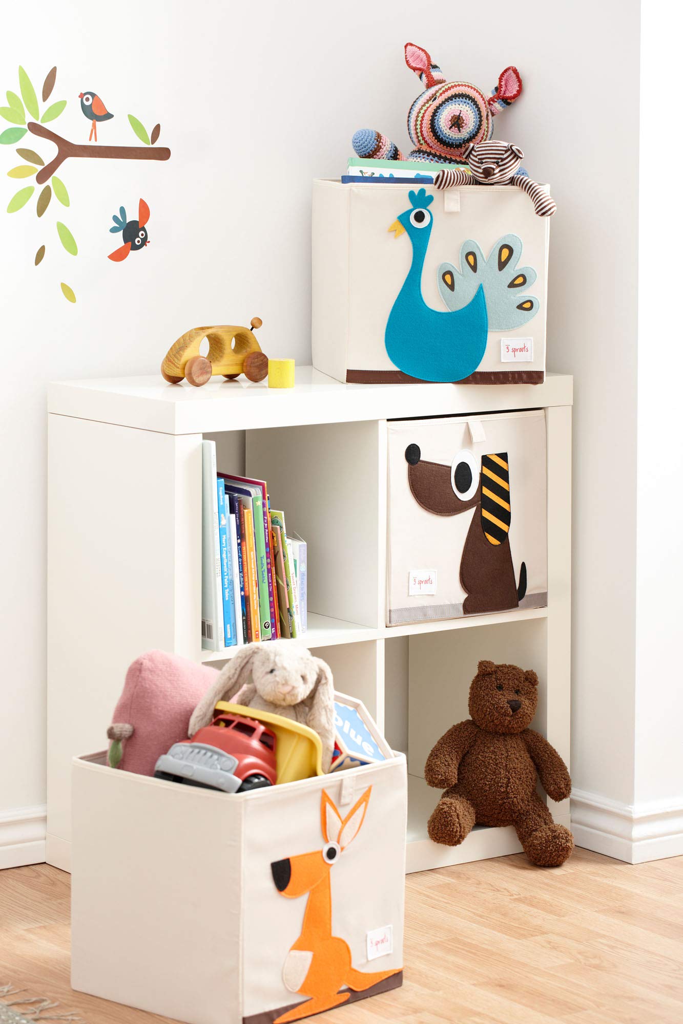 3 Sprouts toy storage cube handles for easy access