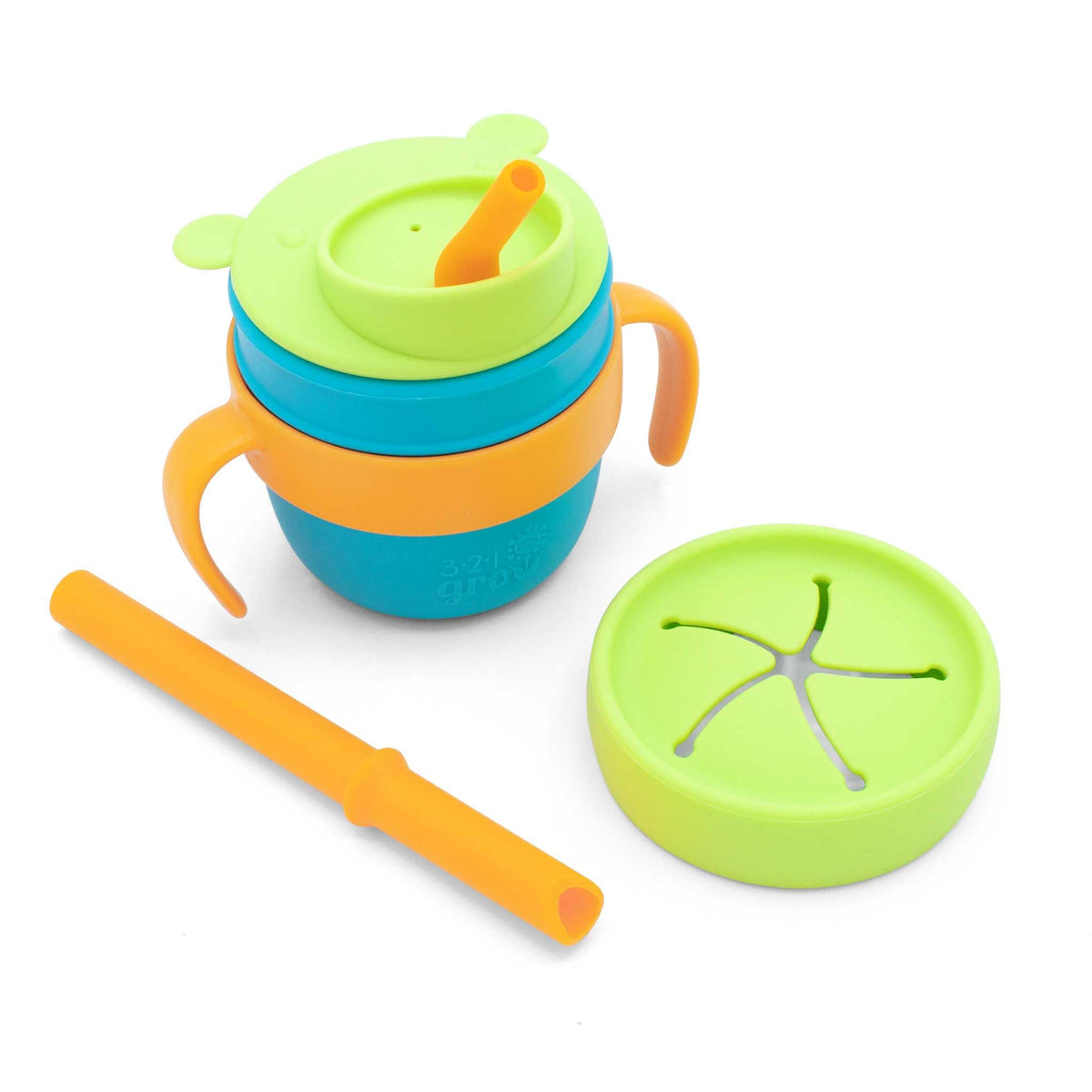 321 Grow easy-learn cup supports tiny sips for early drinking