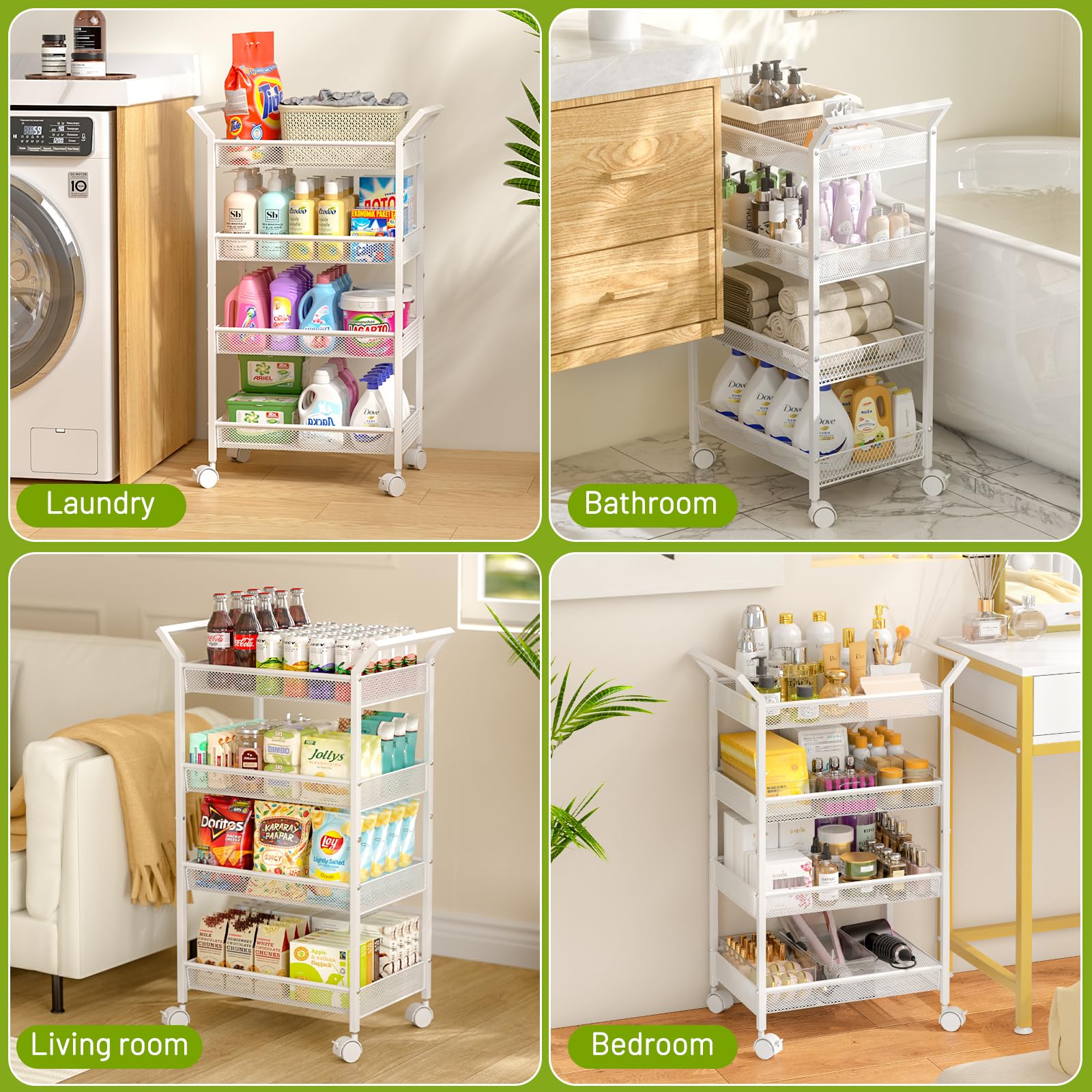 3IngSeagulls assembly tool included simplifies quick setup of the diaper cart.