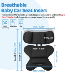 3R TABLET newborn cushion for car seat usable with stroller