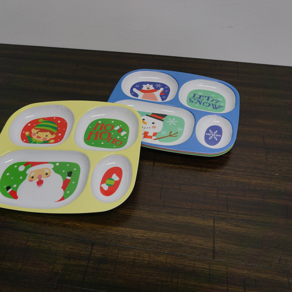 4E's Novelty child-friendly, shatter-resistant plates for busy family mornings