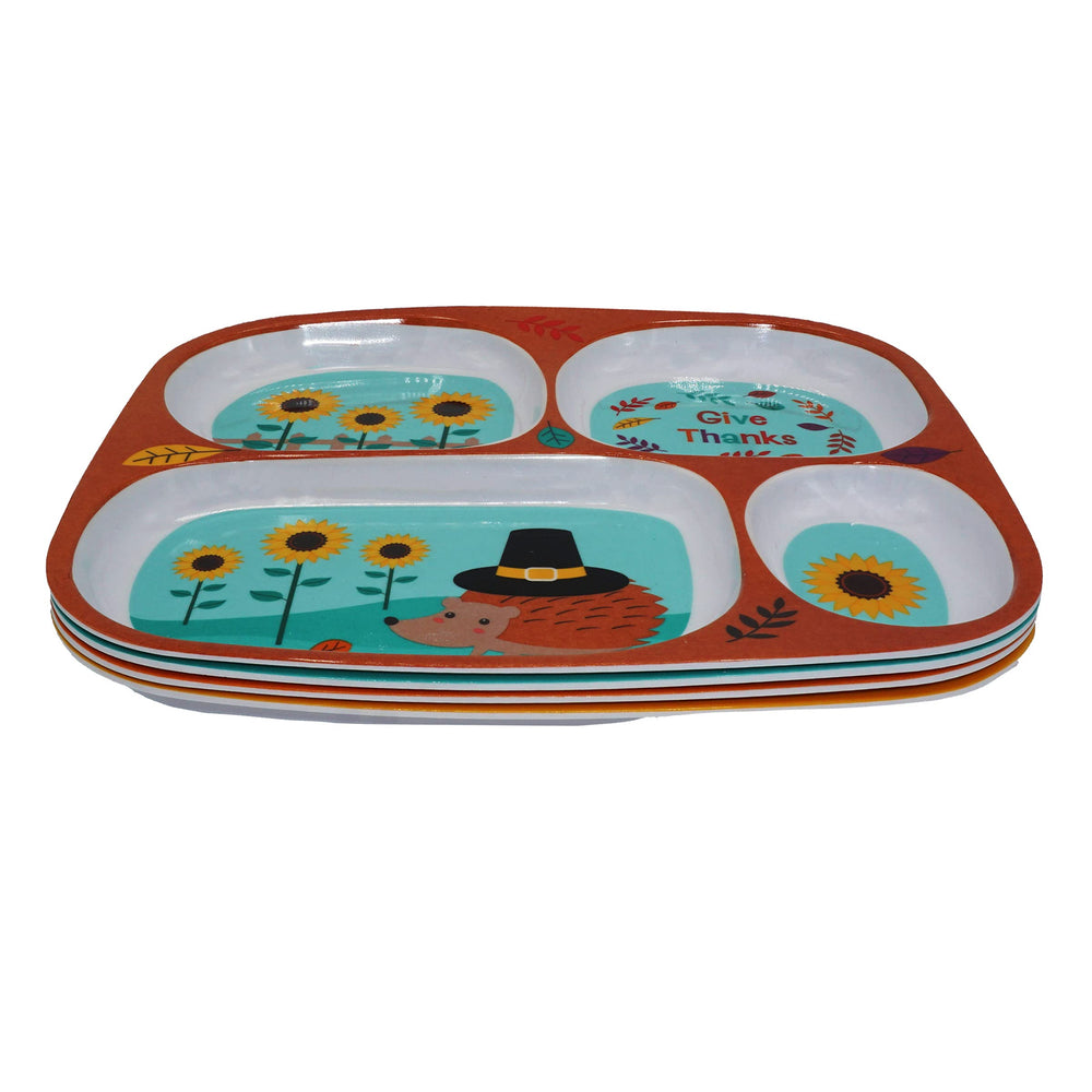 4E's Novelty melamine plate resists drops and breakage, ideal for busy households.