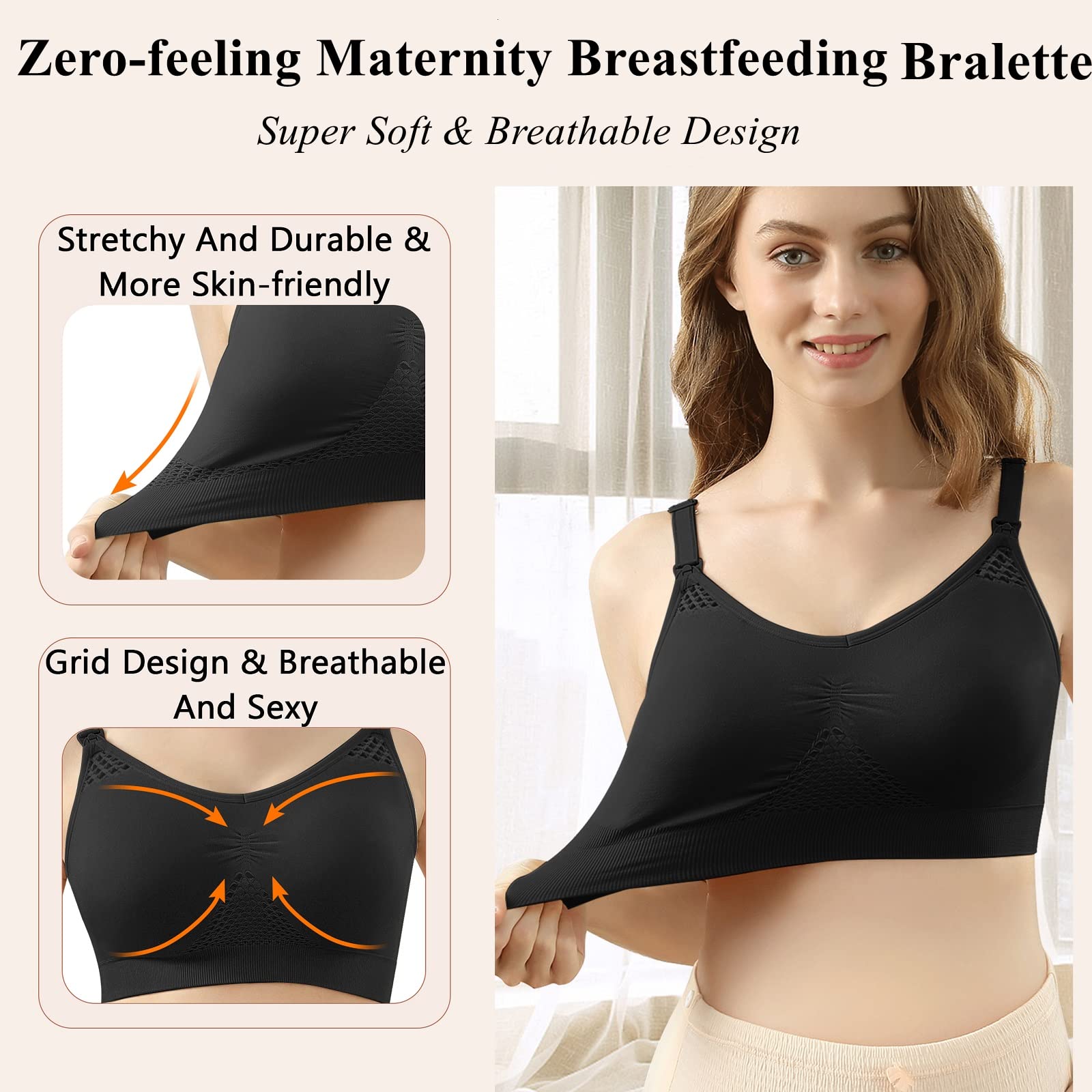 4HOW pumping bra works with major pump brands for versatility.