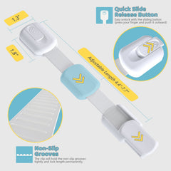 4our Kiddies extra adhesive tapes highlighted for easy removal and reuse.