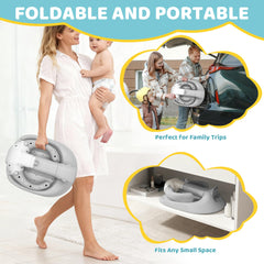 4our Kiddies anti-slip base with six suction cups ensures stable baths.